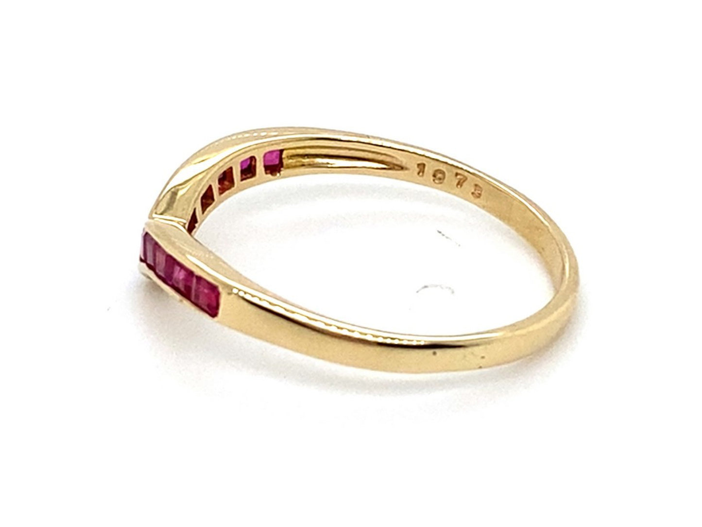 Vintage Ruby and Diamond Ring in 14 Carat Solid Gold