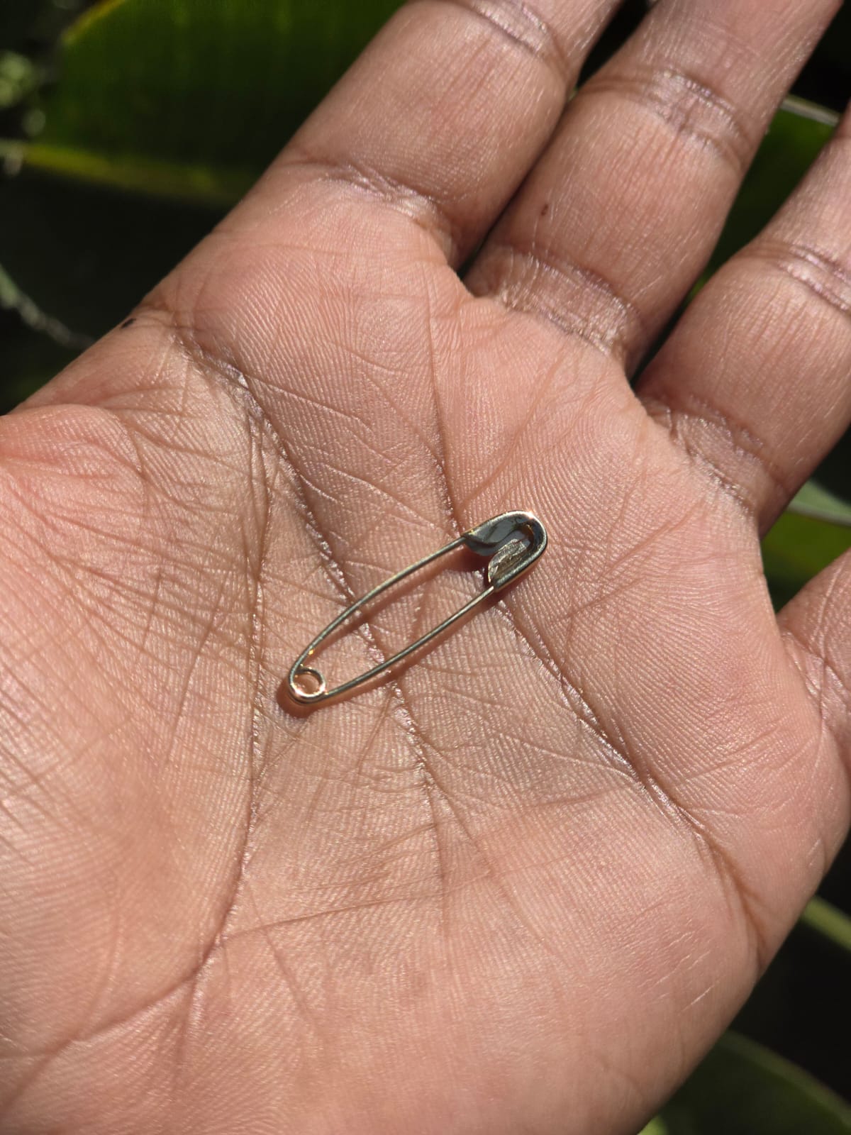 Safety Pin in 14k Gold