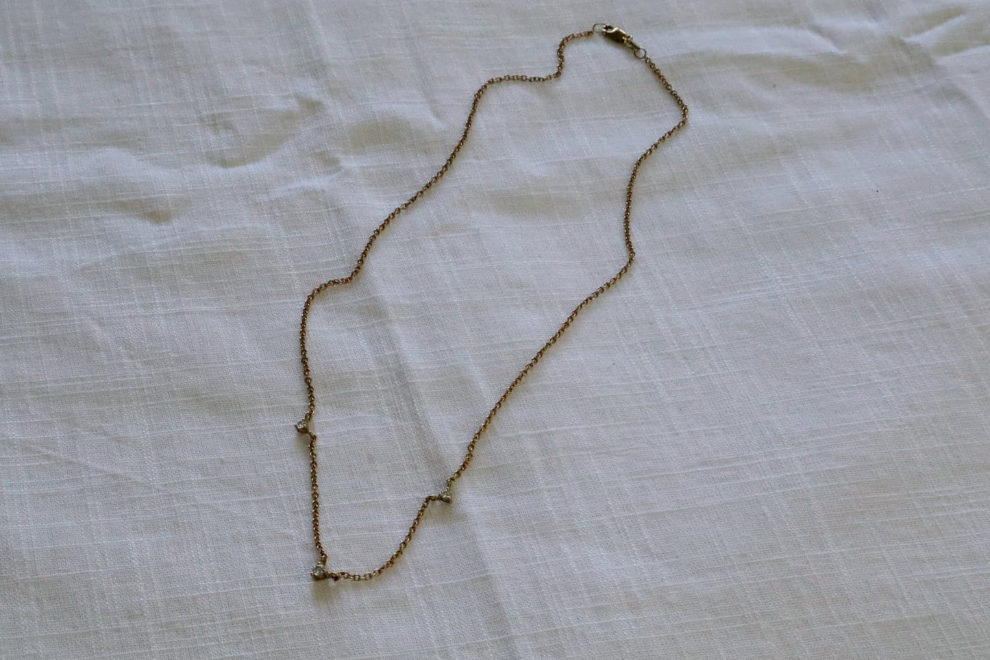 Belcher Link Chain Diamonds in 9 Carat Solid Gold