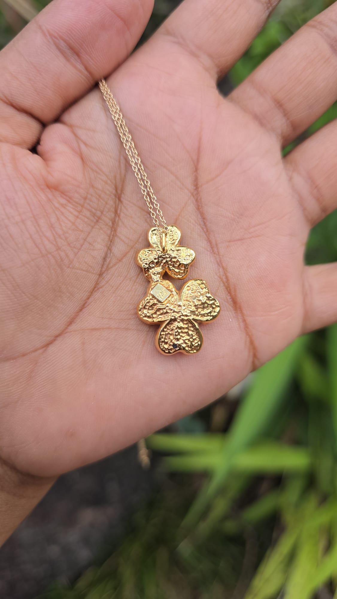 14 Carat Italian Fancy Floral Necklace
