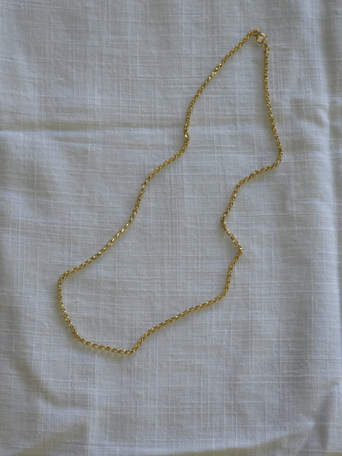 Belcher Link Chain in 21 Carat Solid Gold