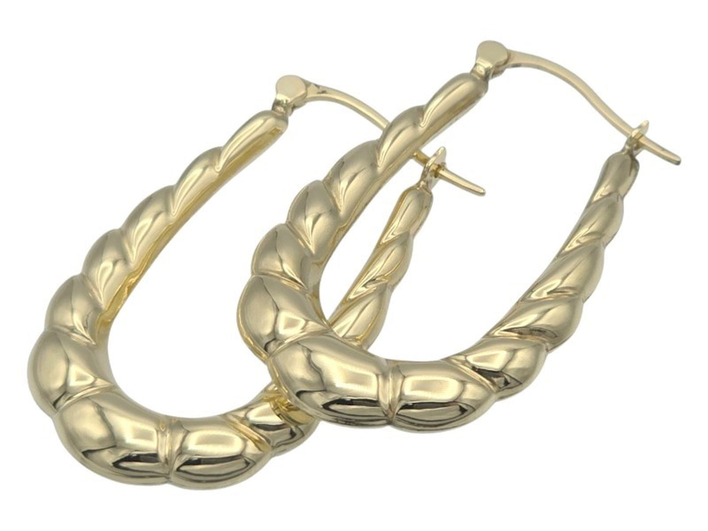 Large Hoops in 9 Carat Solid Gold