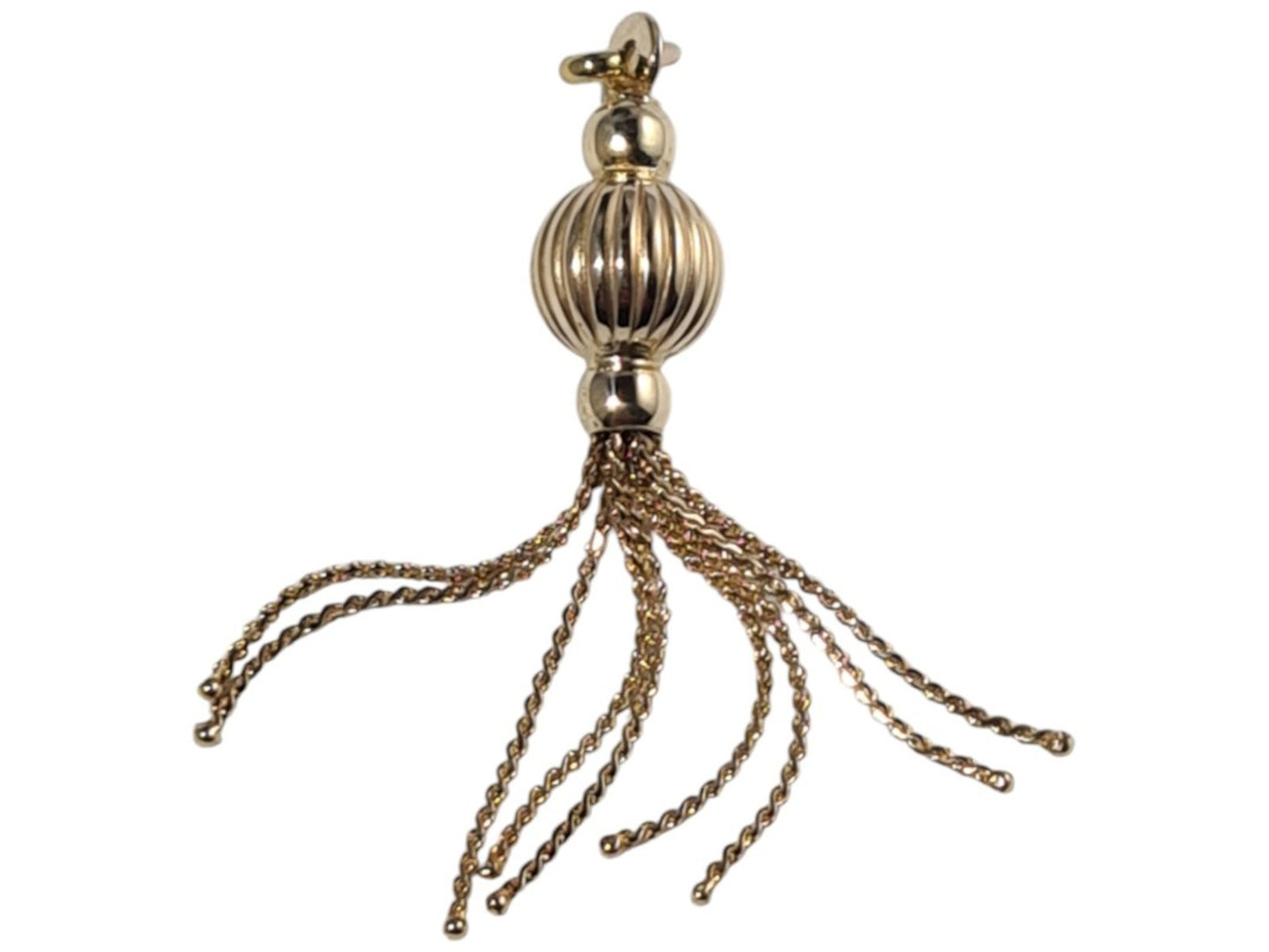 Vintage Tassel Pendant in 9 Carat Solid Gold