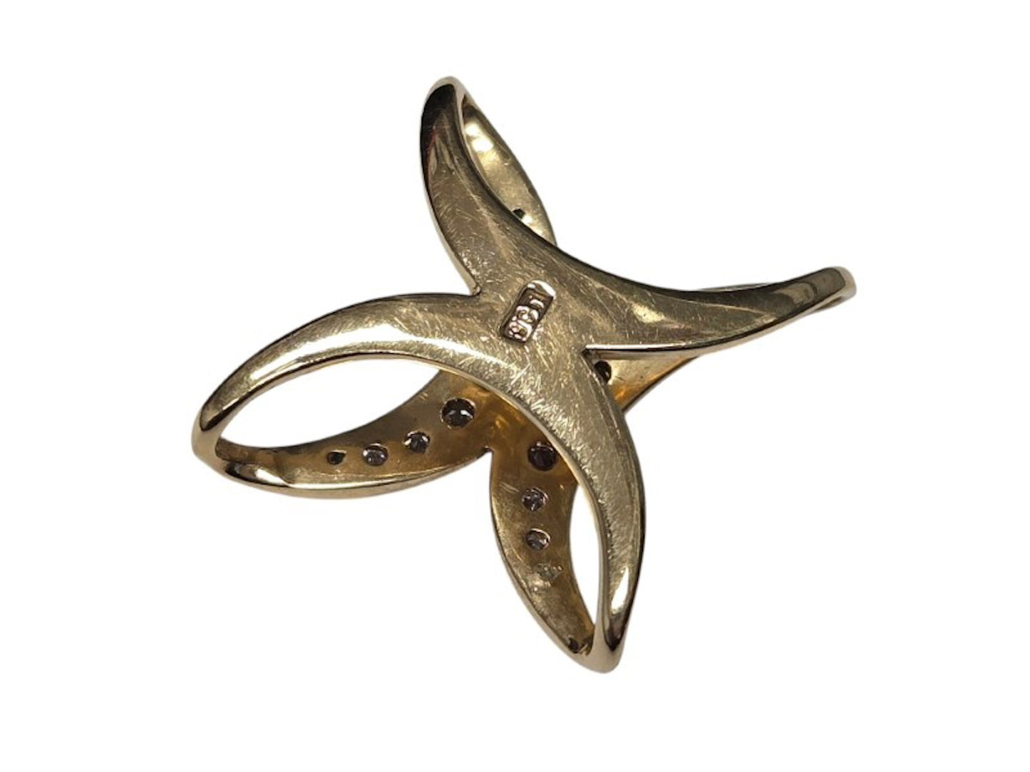 Diamond Slider Pendant in 9k Gold