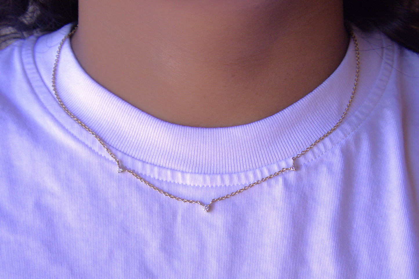 Belcher Link Chain Diamonds in 9 Carat Solid Gold
