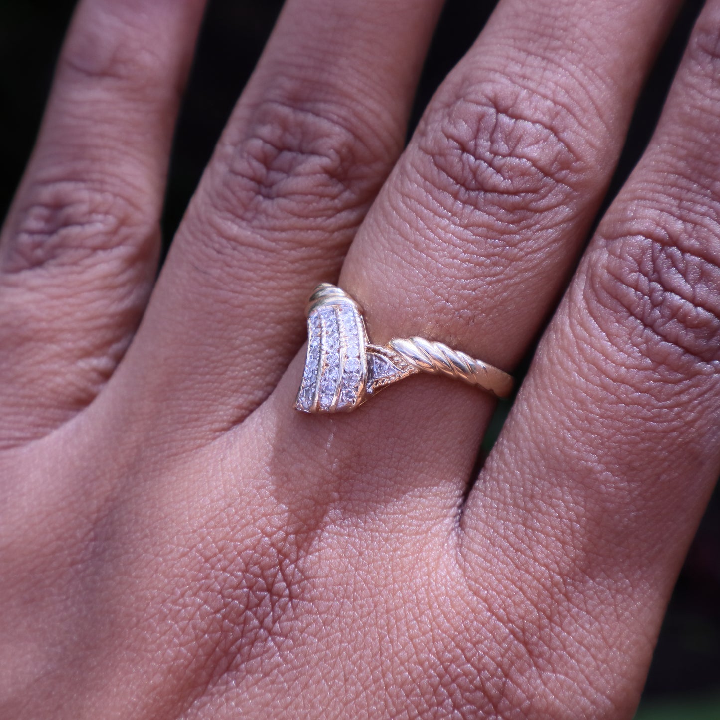 Vintage Diamond Ring in 14 Carat Solid Gold