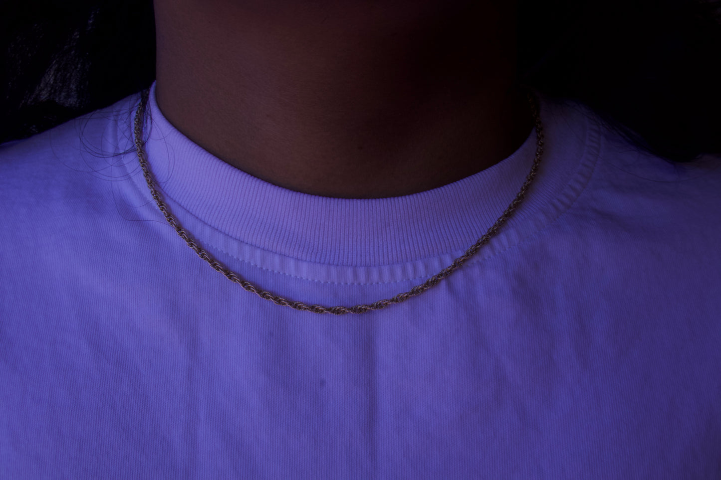 Fancy Rope Link Chain in 9 Carat Solid Gold