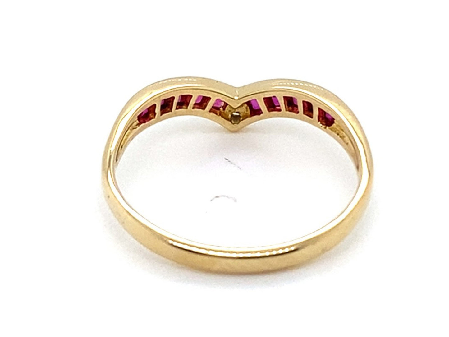 Vintage Ruby and Diamond Ring in 14 Carat Solid Gold