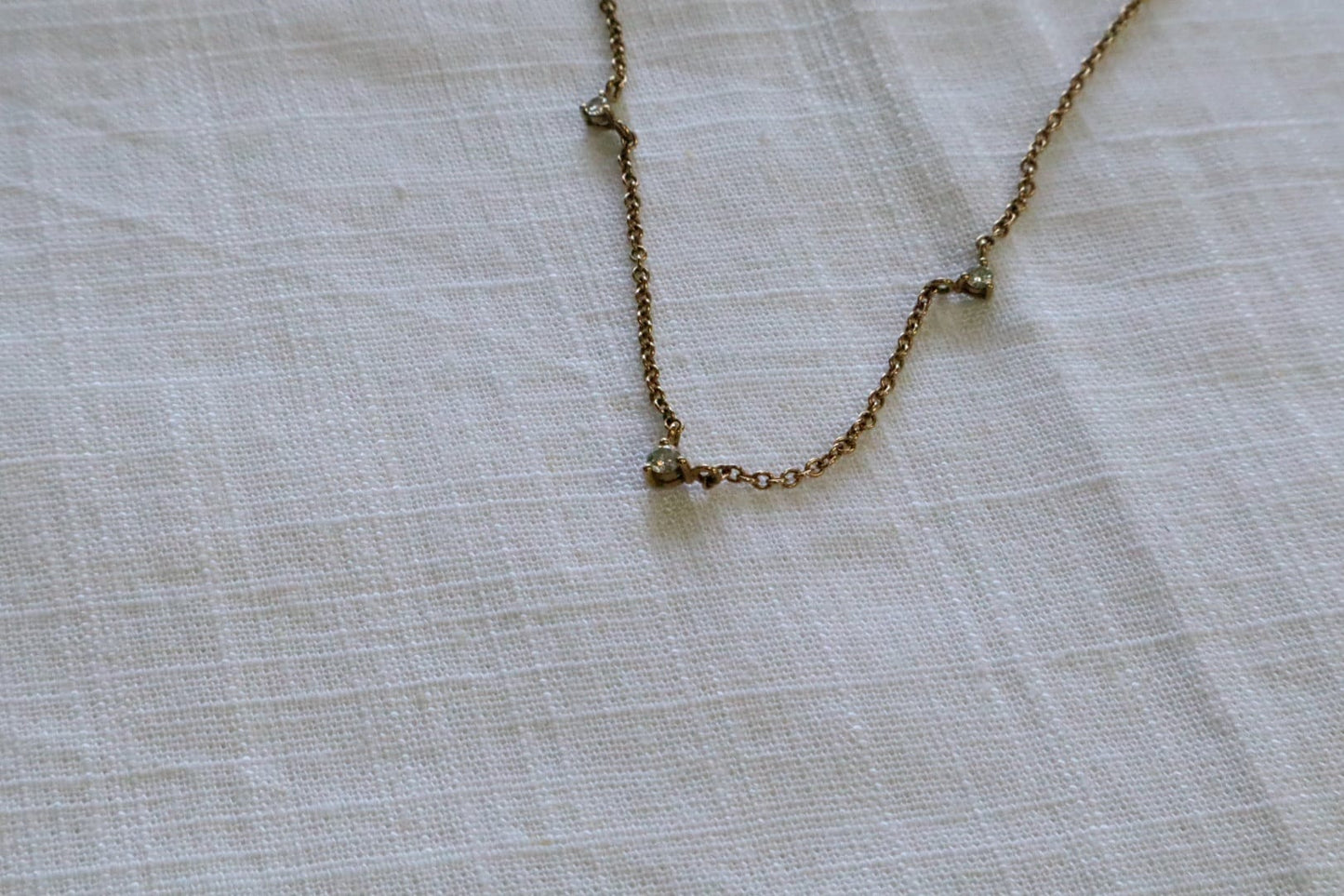 Belcher Link Chain Diamonds in 9 Carat Solid Gold