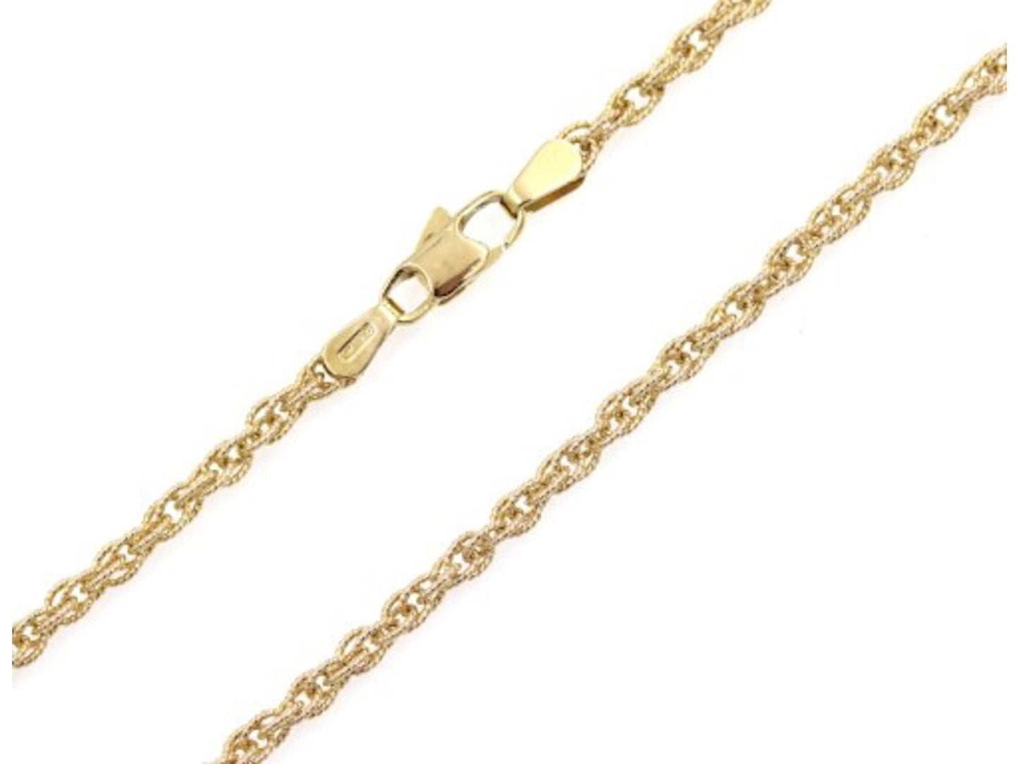 Fancy Rope Link Chain in 9 Carat Solid Gold