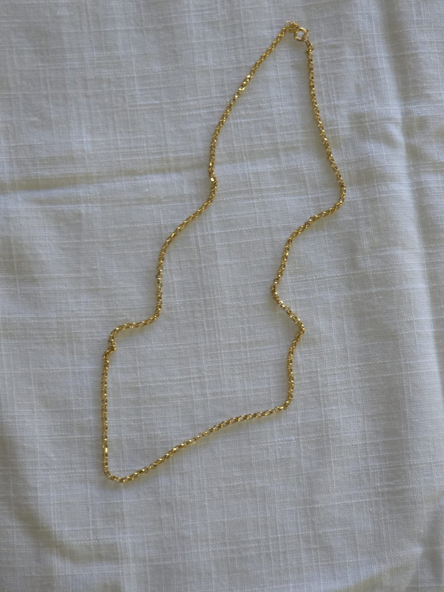 Belcher Link Chain in 21 Carat Solid Gold