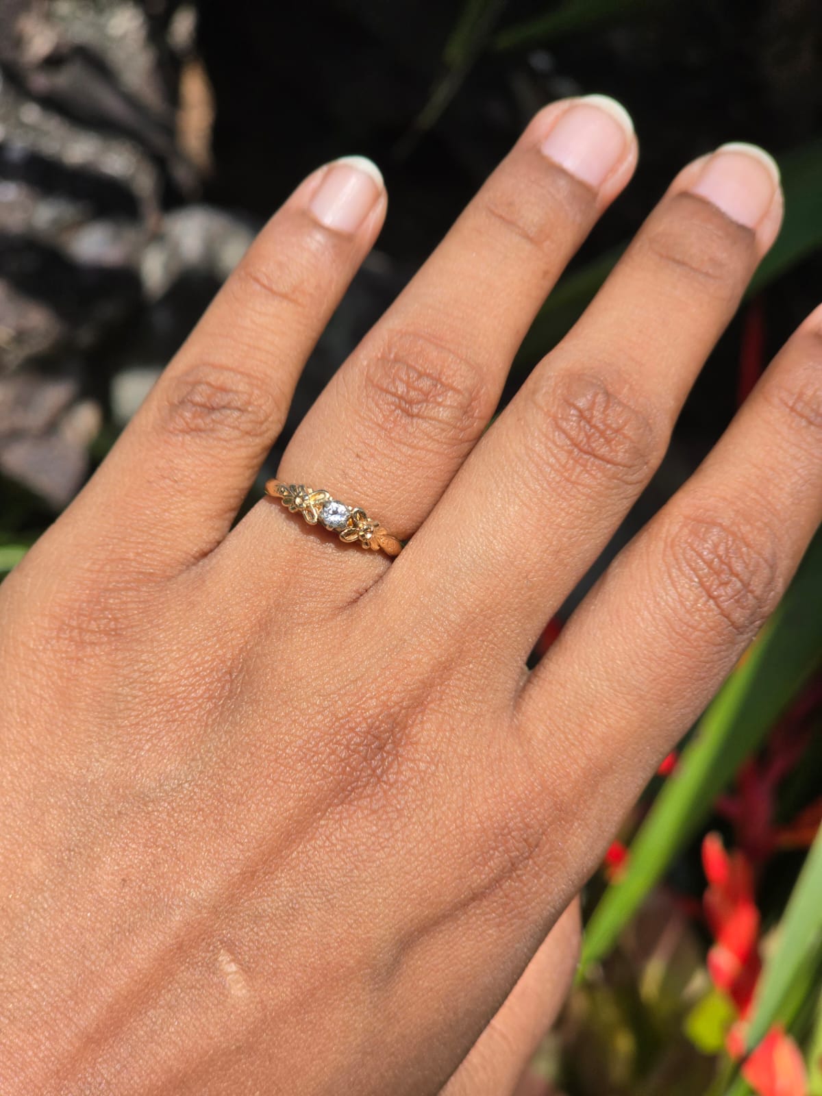 Vintage Art Deco Inspired Diamond Ring in 10 Carat Solid Gold