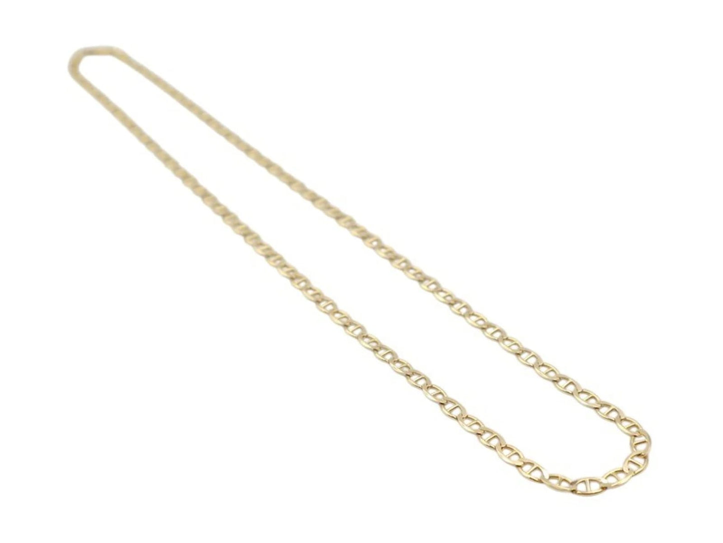 Italian Made Mariner/Birds Eye Link Chain in 14 Carat Solid Gold