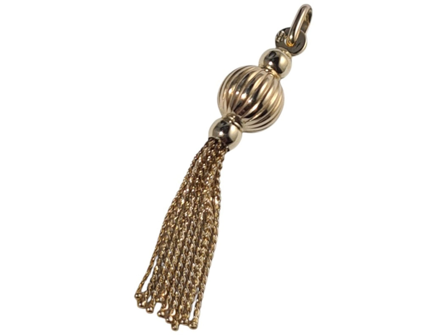 Vintage Tassel Pendant in 9 Carat Solid Gold