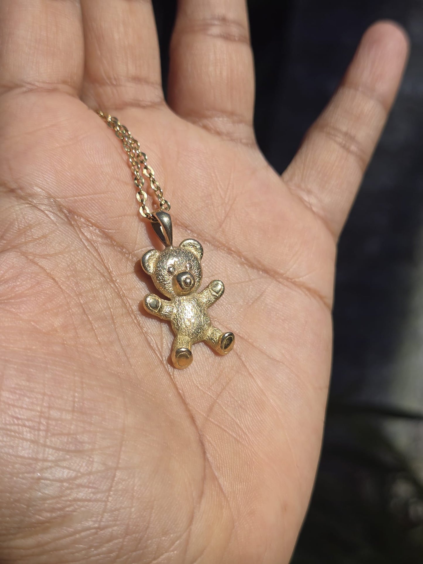 Vintage Bear Pendant in 9ct Solid Gold