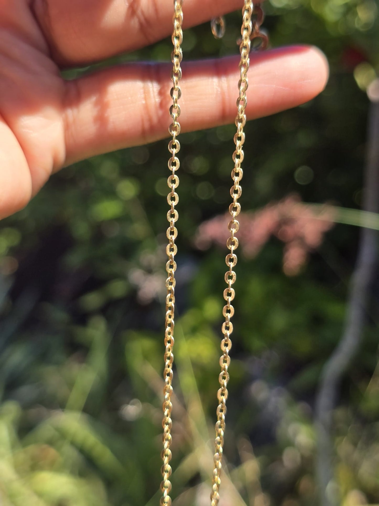 Fancy Belcher Link Necklace in 14ct Solid Gold