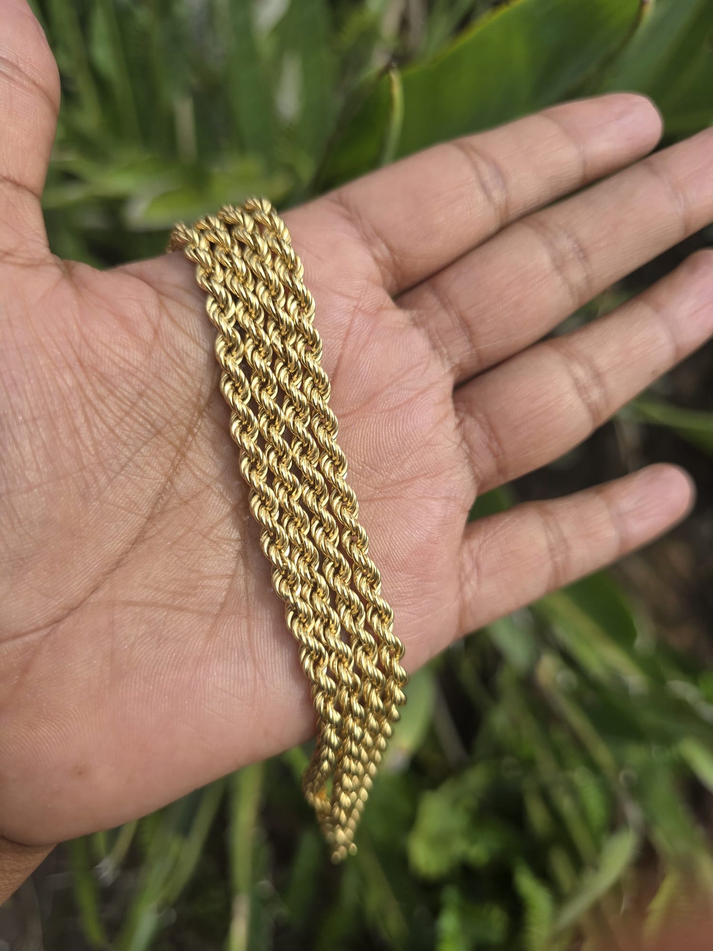 Vintage Italian Long Rope Chain in 18ct Gold