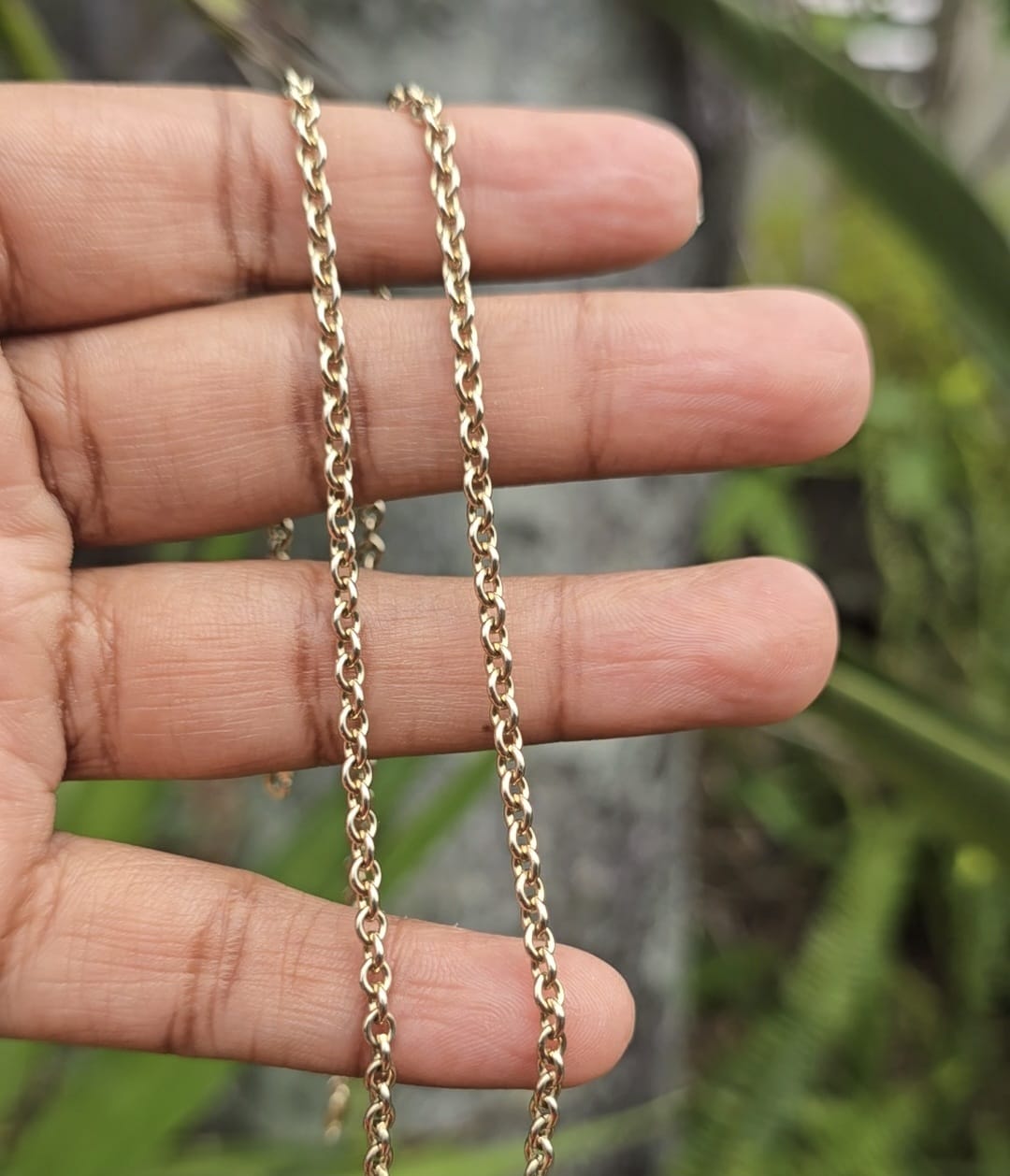 Cable Link Chain in 9 Carat Gold