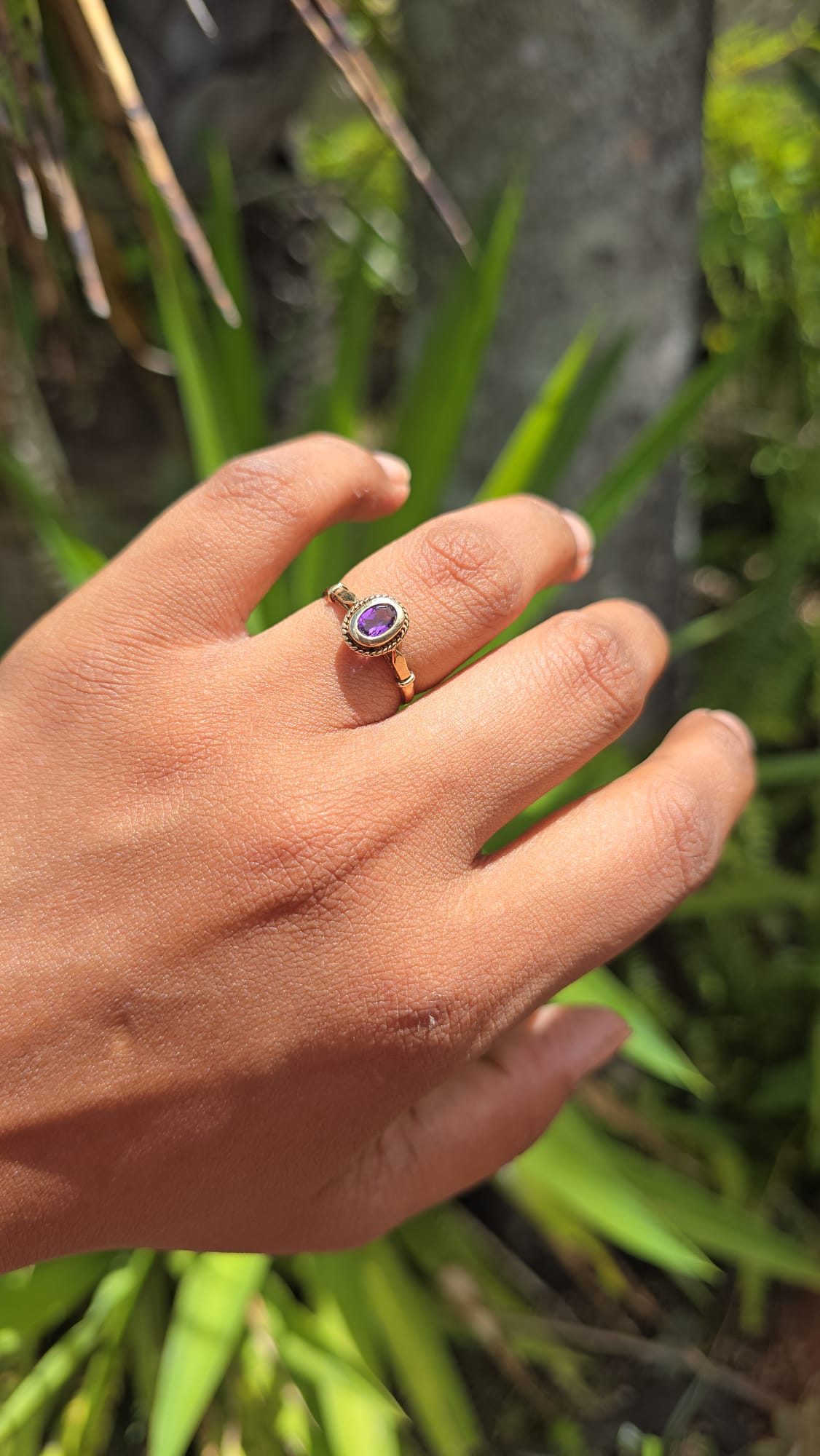 Vintage 9 Carat Amethyst Ring