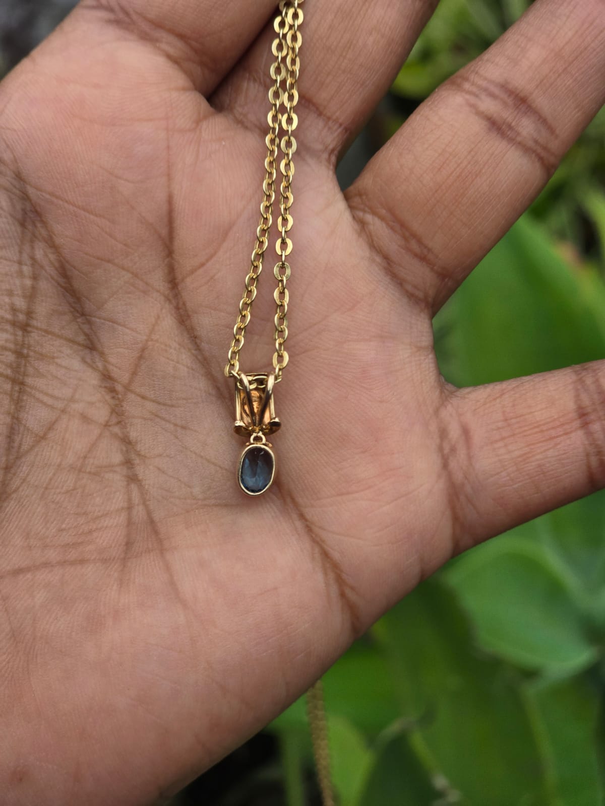 Vintage 9ct Gold Topaz Pendant
