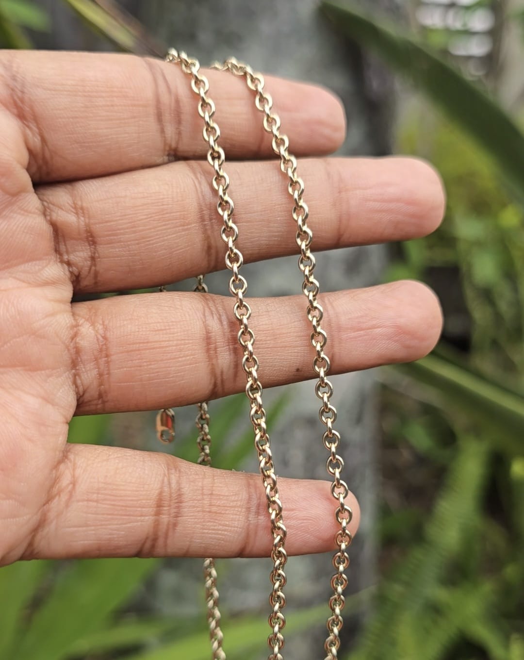Cable Link Chain in 9 Carat Gold