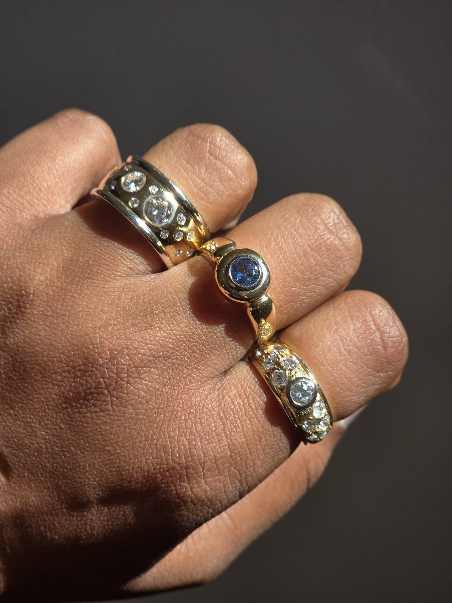 Vintage 18ct Gold Diamond Ring