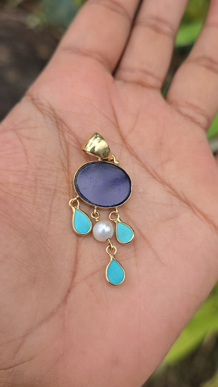 Tagliamonte Intaglio 14k Gold Pendant