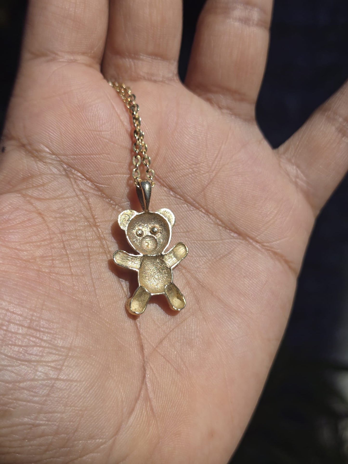 Vintage Bear Pendant in 9ct Solid Gold