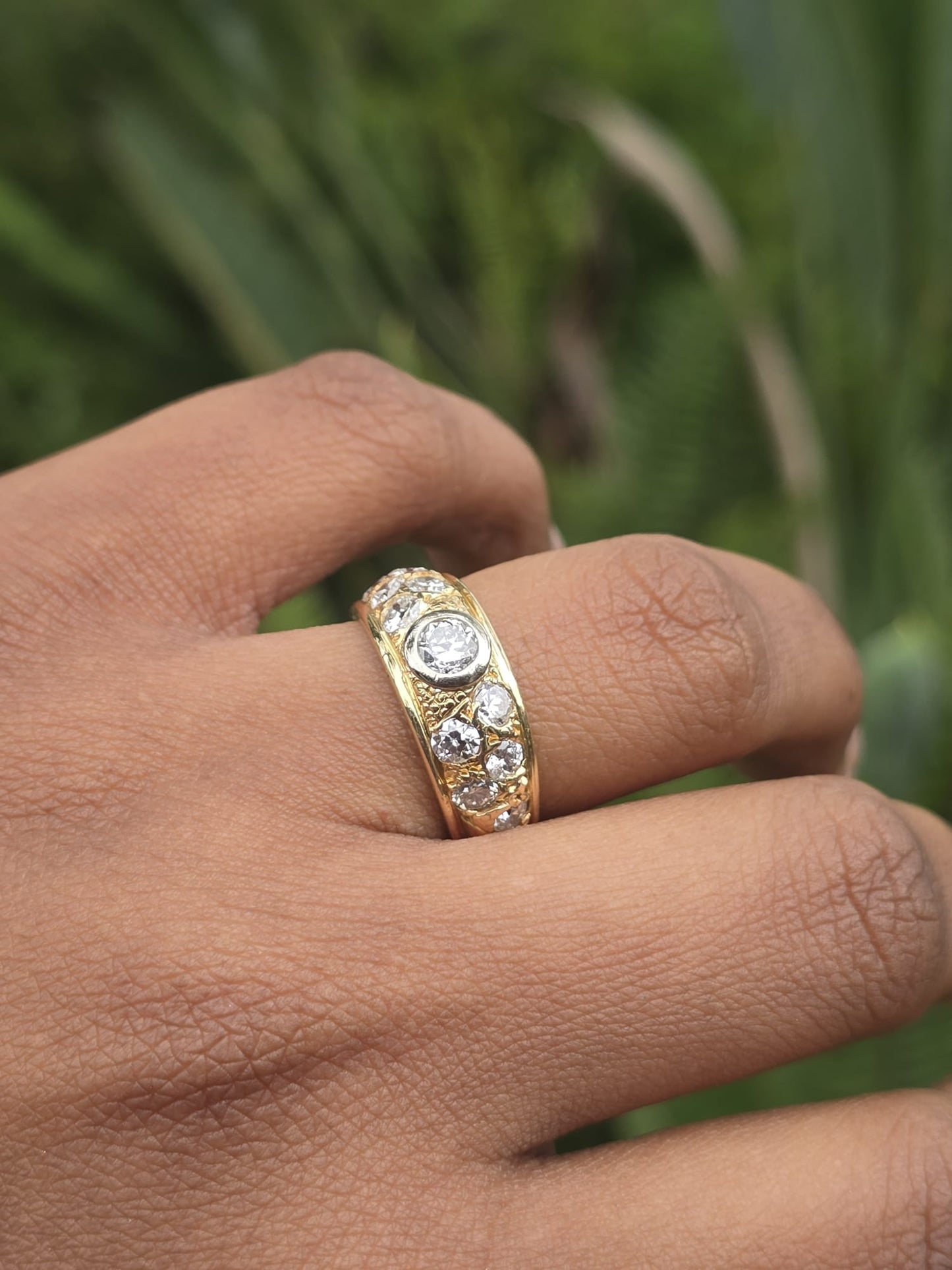 Vintage 18ct Gold Diamond Ring
