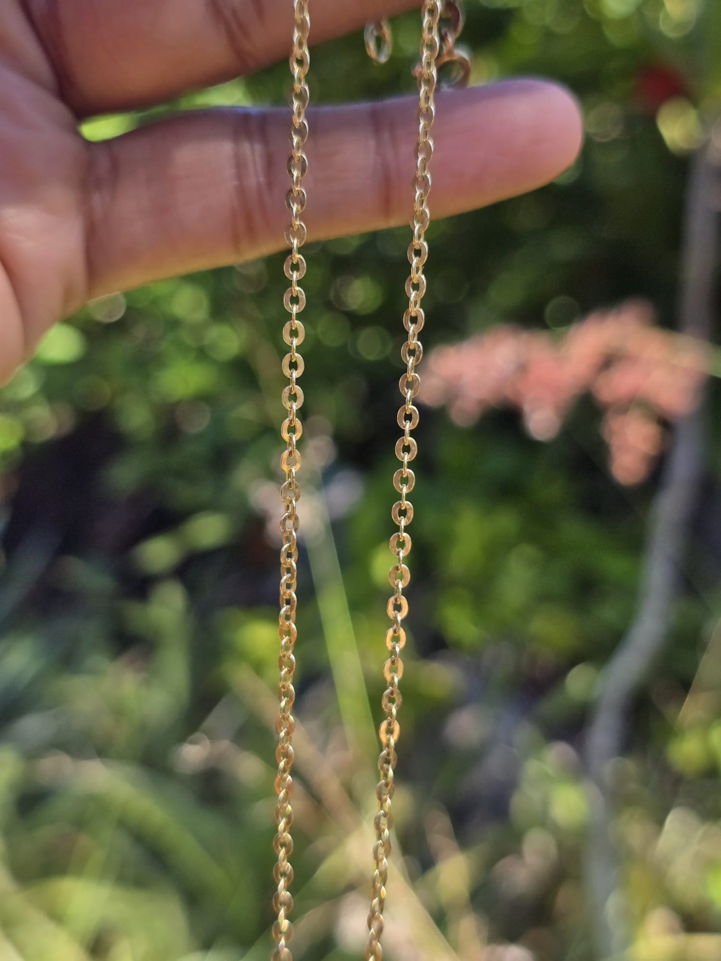 Fancy Belcher Link Necklace in 14ct Solid Gold