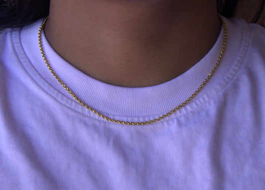 Belcher Link Chain in 21 Carat Solid Gold