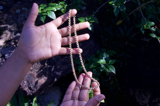 Rope chain in 9 carat solid gold