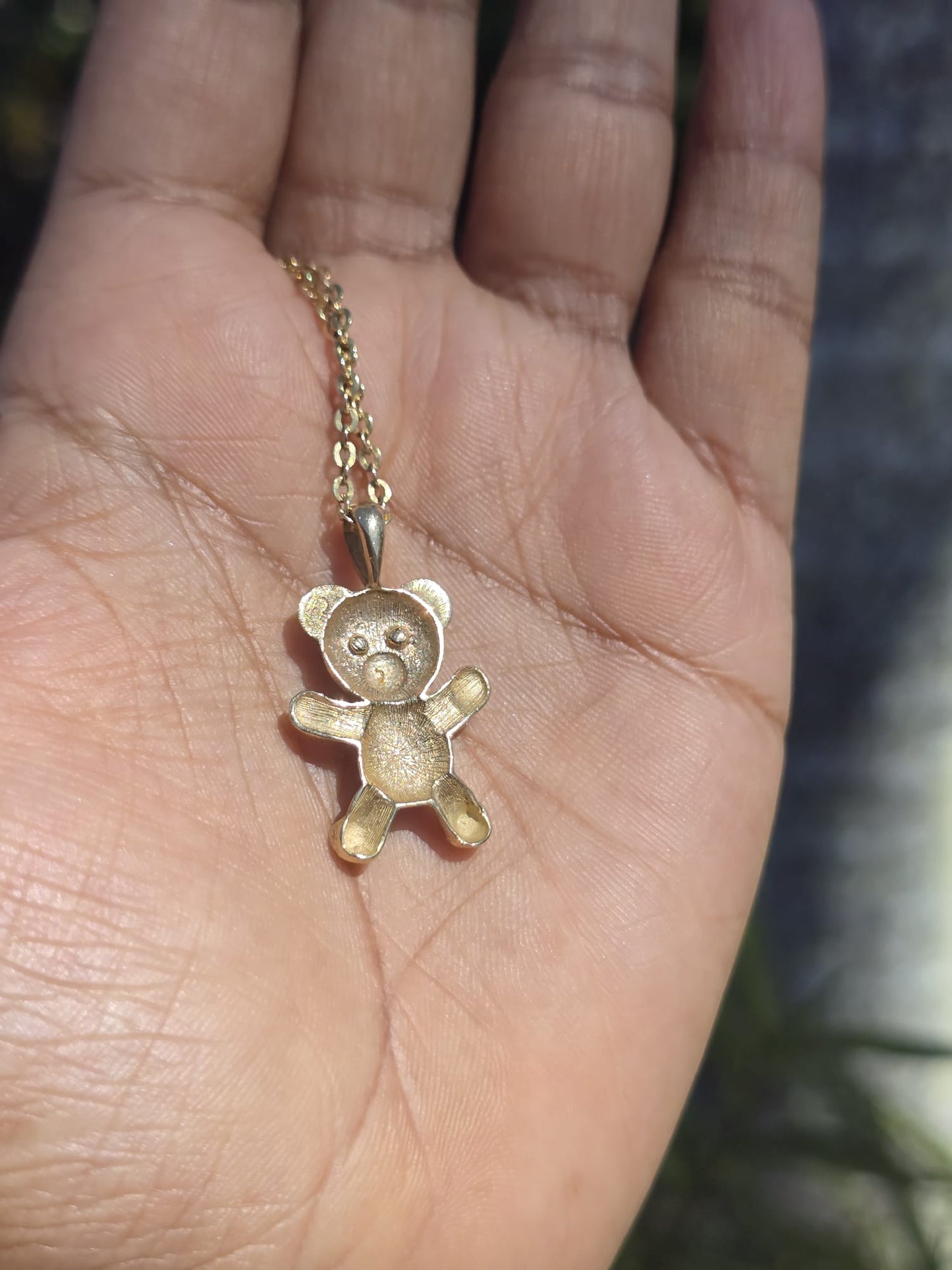 Vintage Bear Pendant in 9ct Solid Gold