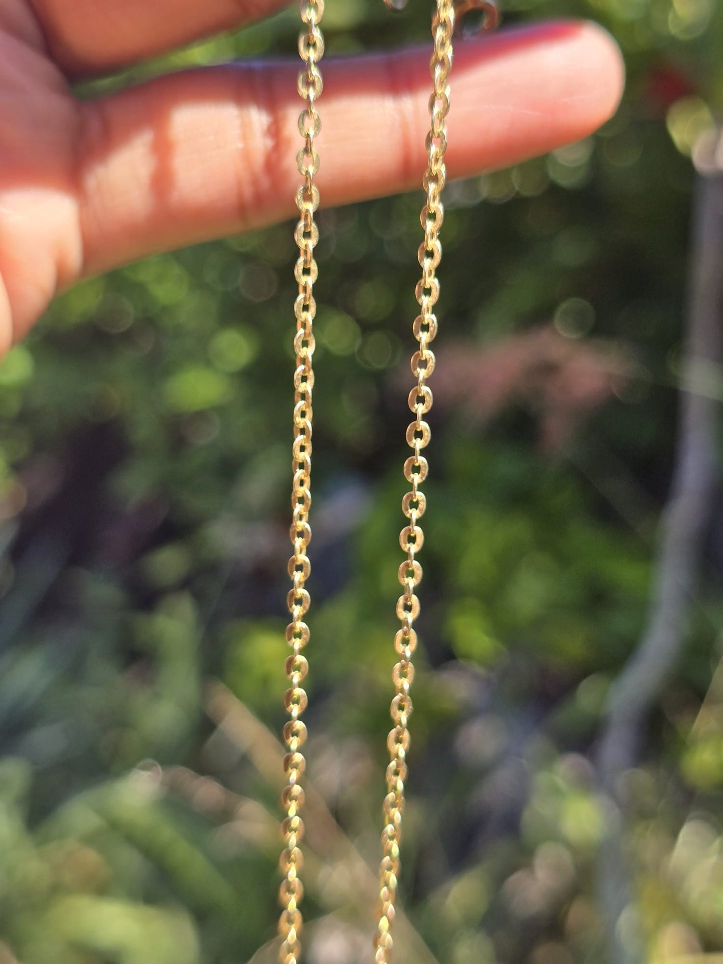Fancy Belcher Link Necklace in 14ct Solid Gold