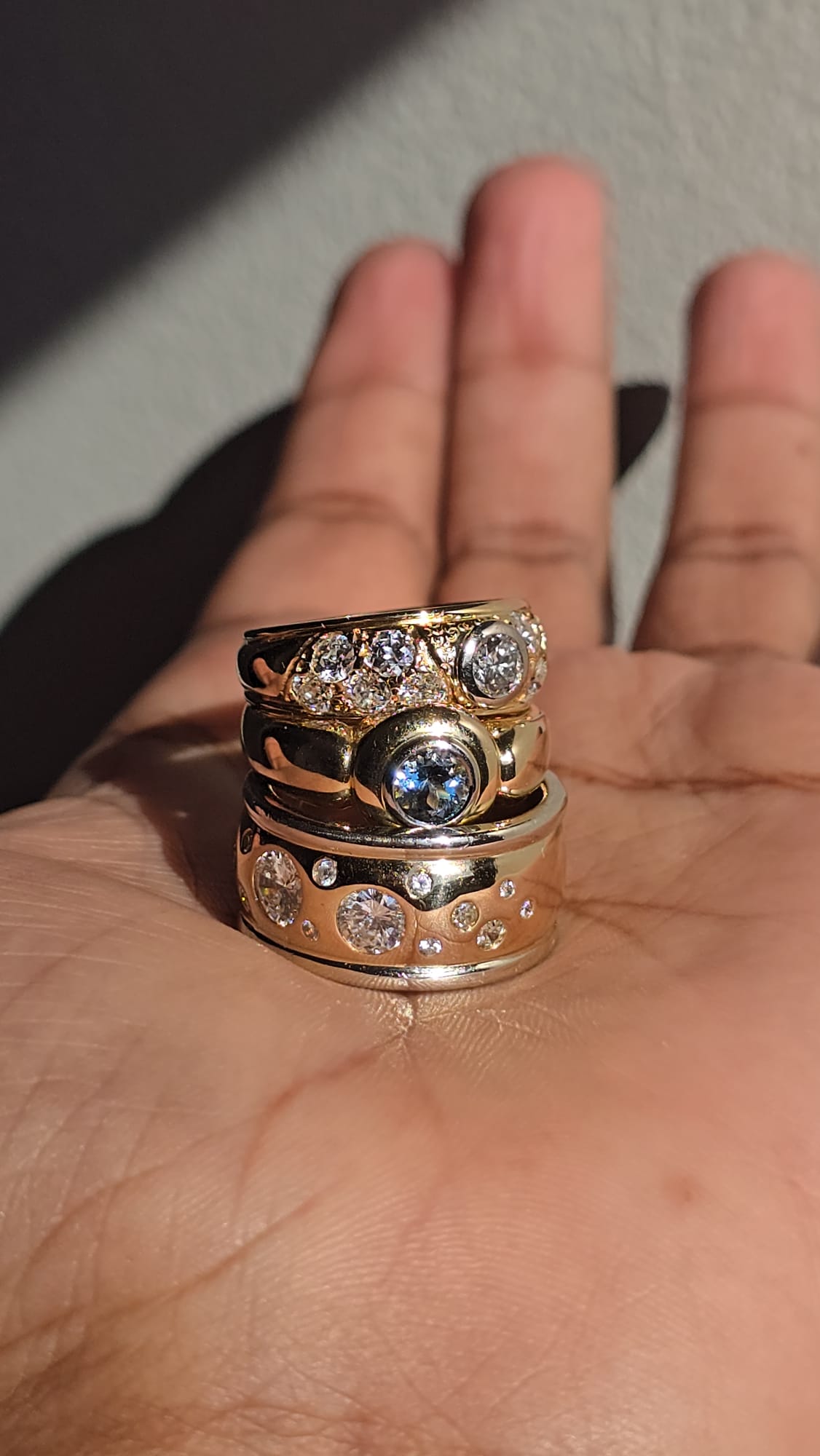 Vintage 18ct Gold Aquamarine Ring