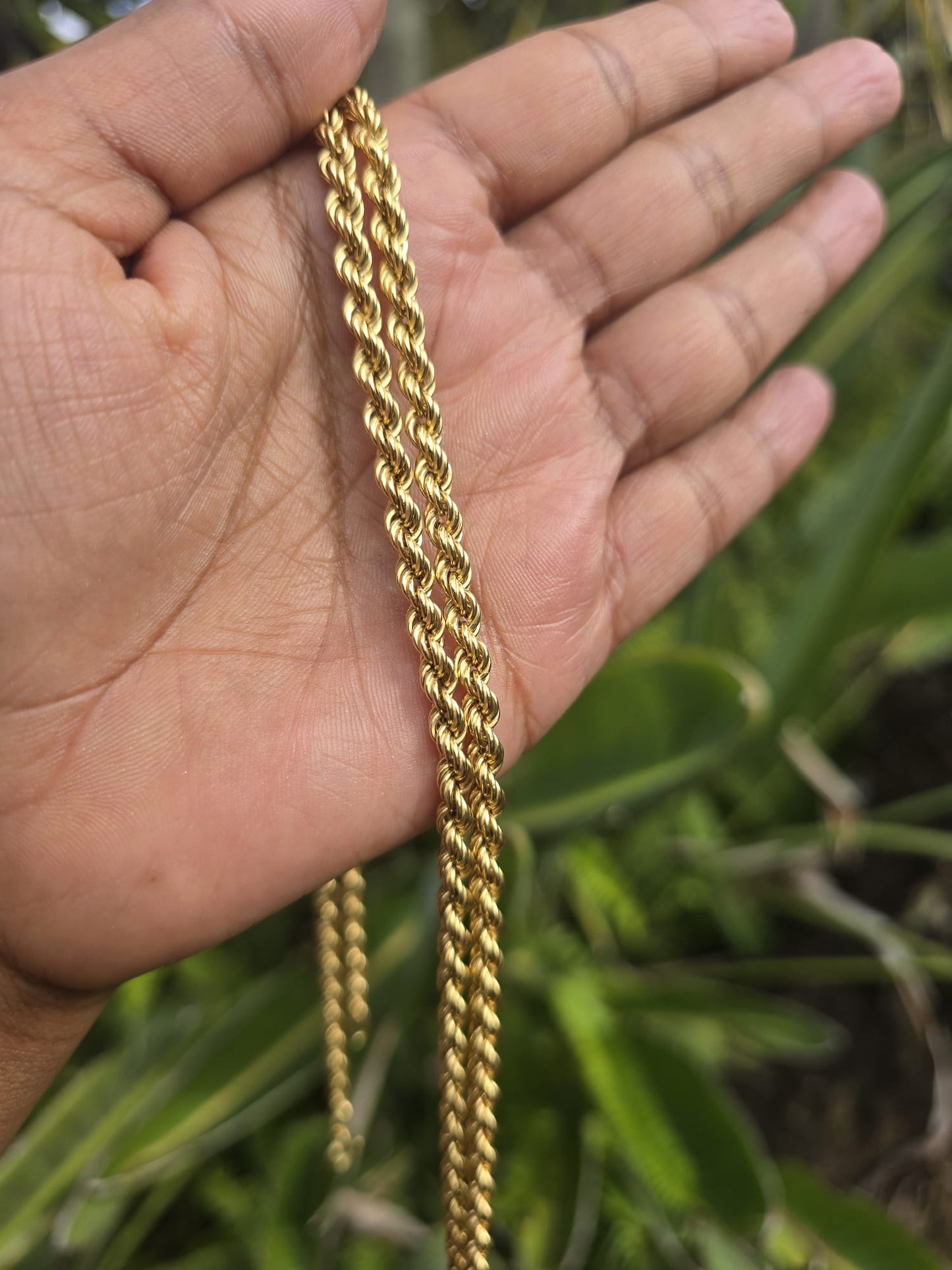 Vintage Italian Long Rope Chain in 18ct Gold