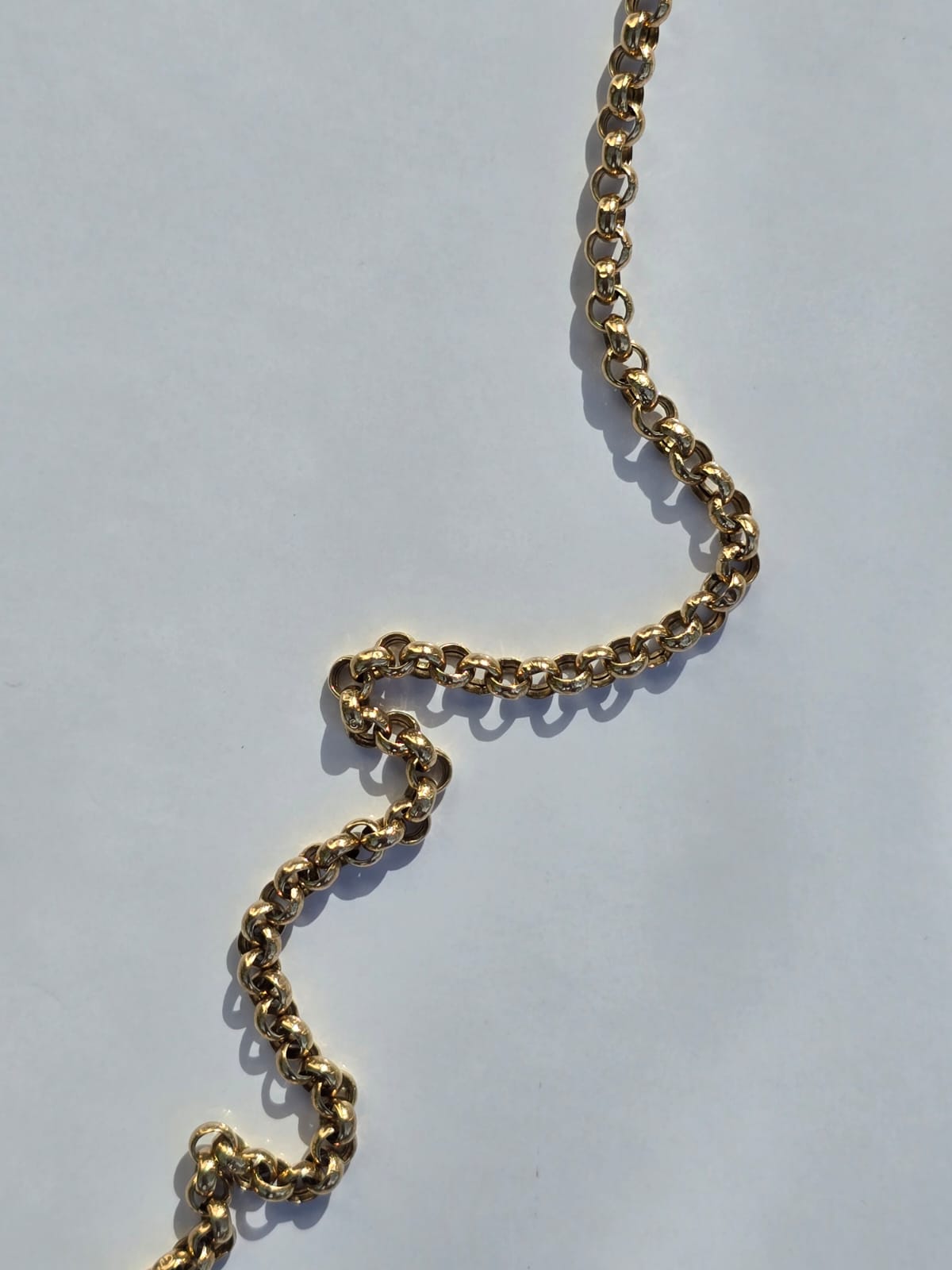 Belcher Chain in 9 Carat Solid Gold